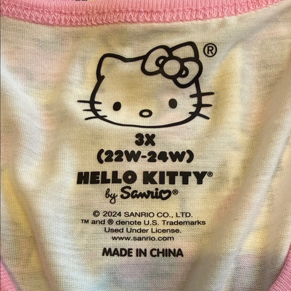Hello Kitty HOST PICK 🎉🎉🎉Women's Pajama Set - White and Multicolor I ❤️ 90’s - Picture 8 of 9